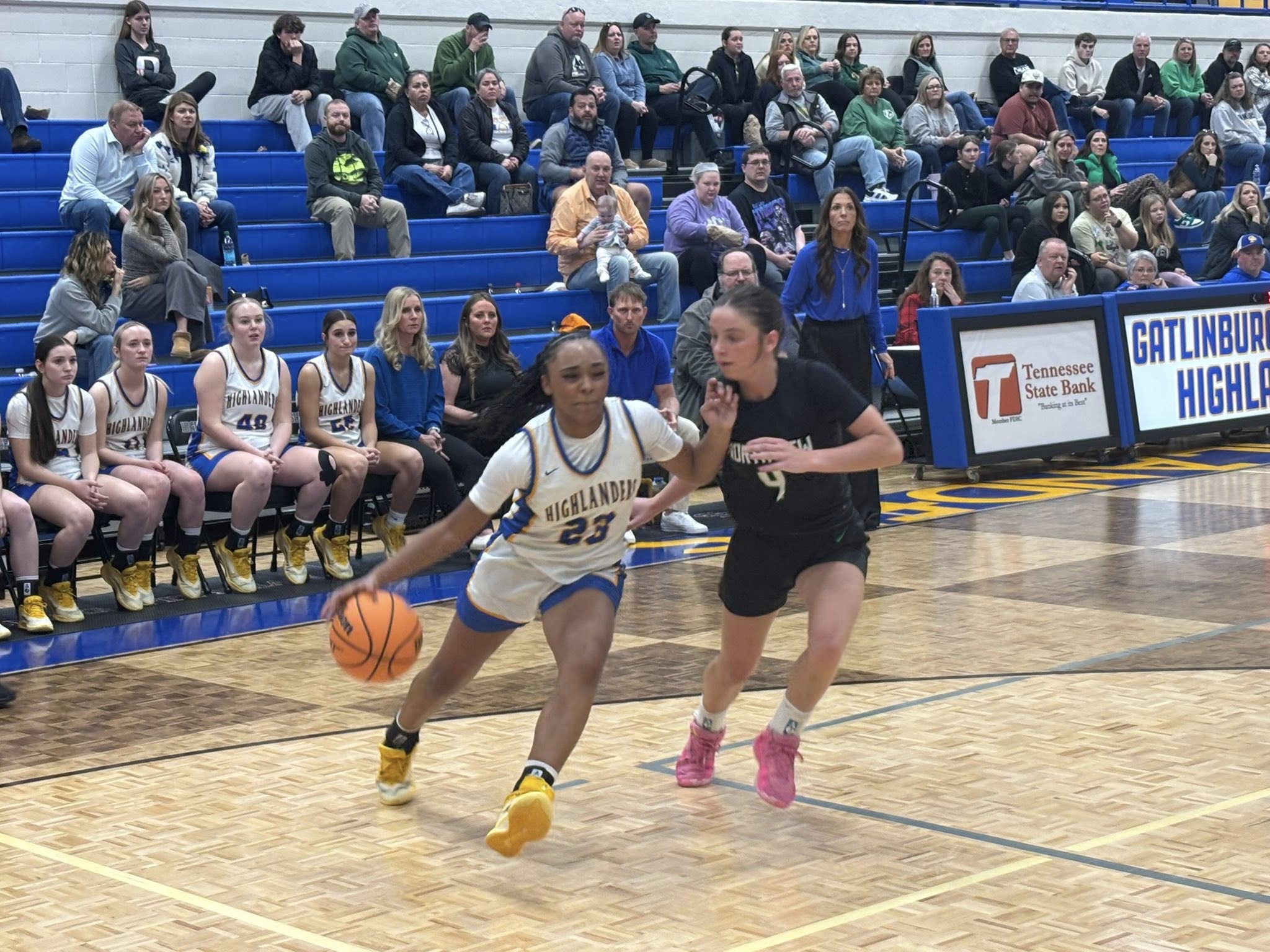 Featured image for “Lady Highlanders overcome fourth-quarter deficit to defeat Northview Academy 62-56”